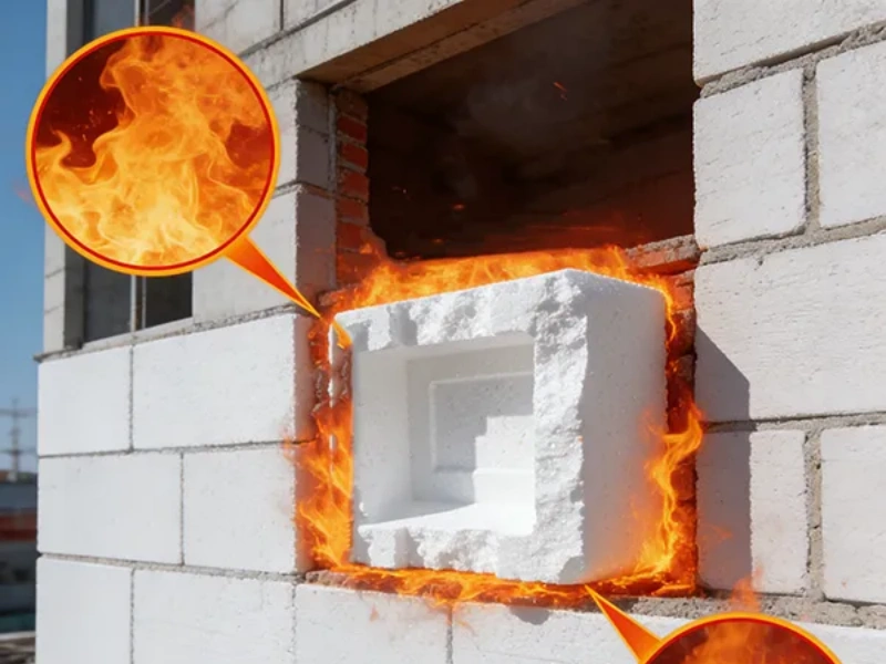 Materiał trudnopalny F (EPS): Innowacja zapewniająca bezpieczeństwo ogniowe dla branż o znaczeniu krytycznym