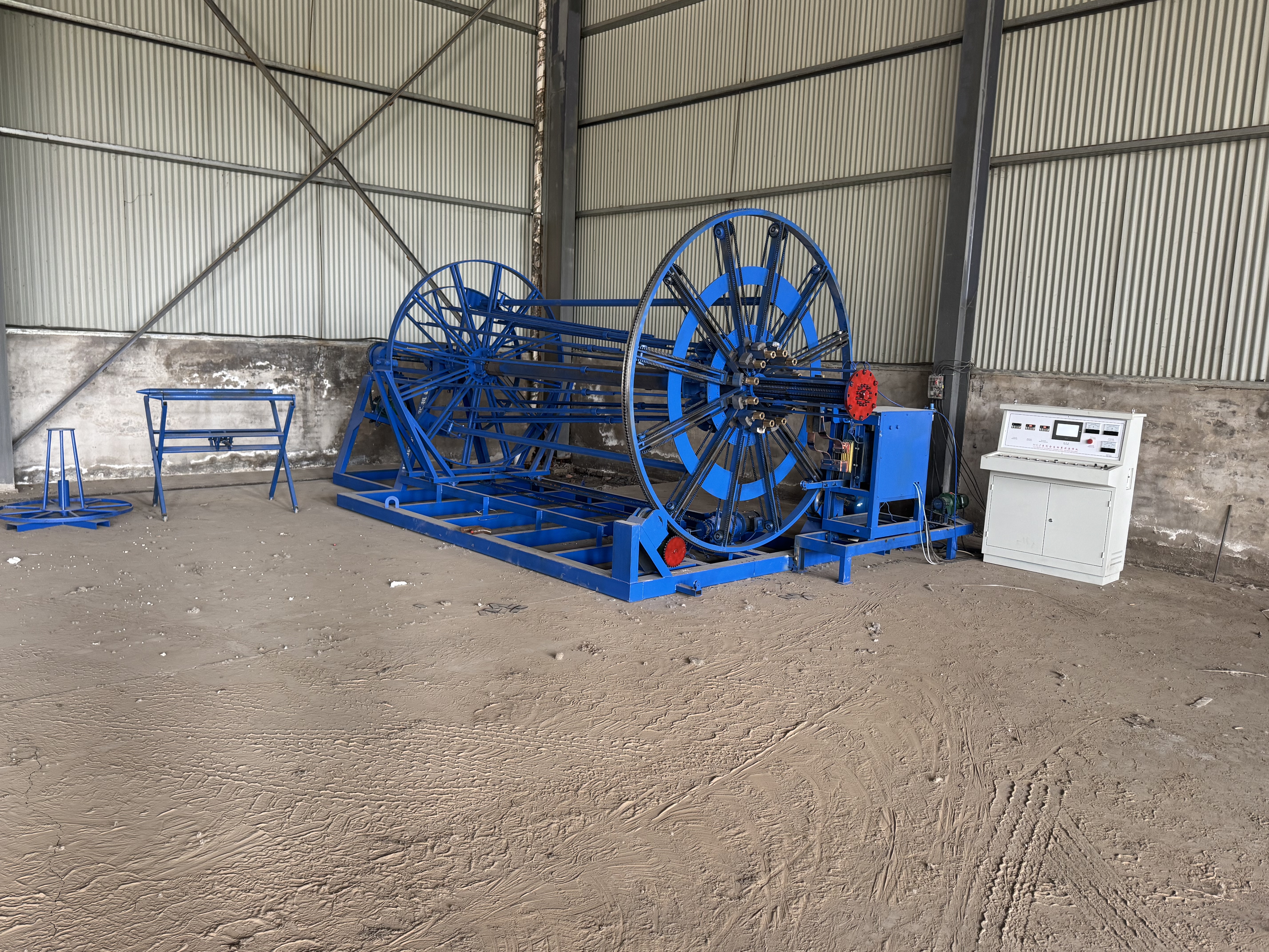 Fully Automatic Reinforcing Cage Welding Machine And Concrete Pipe Forming Machine