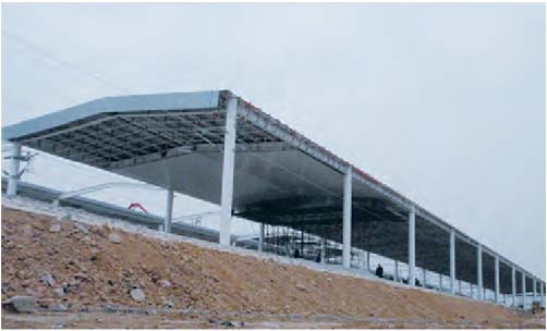 railway station canopy system