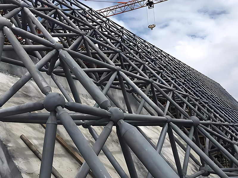 Spherical Coal-Storage Building with Steel Structure