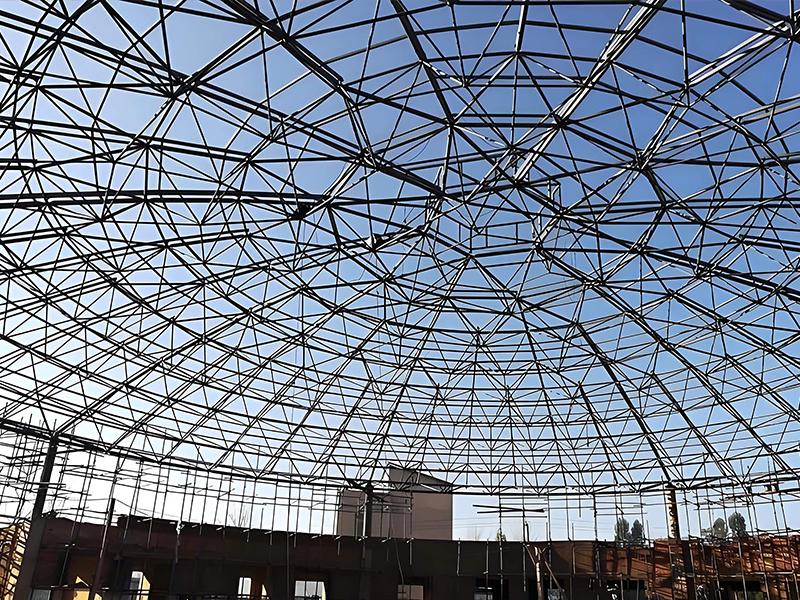 Spherical Coal-Storage Building with Steel Structure