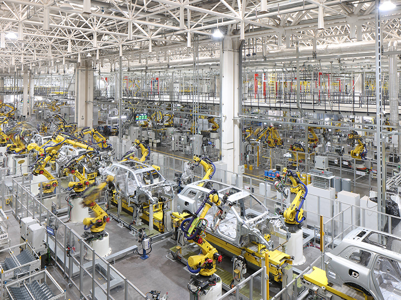 汽车公司钢结构厂房