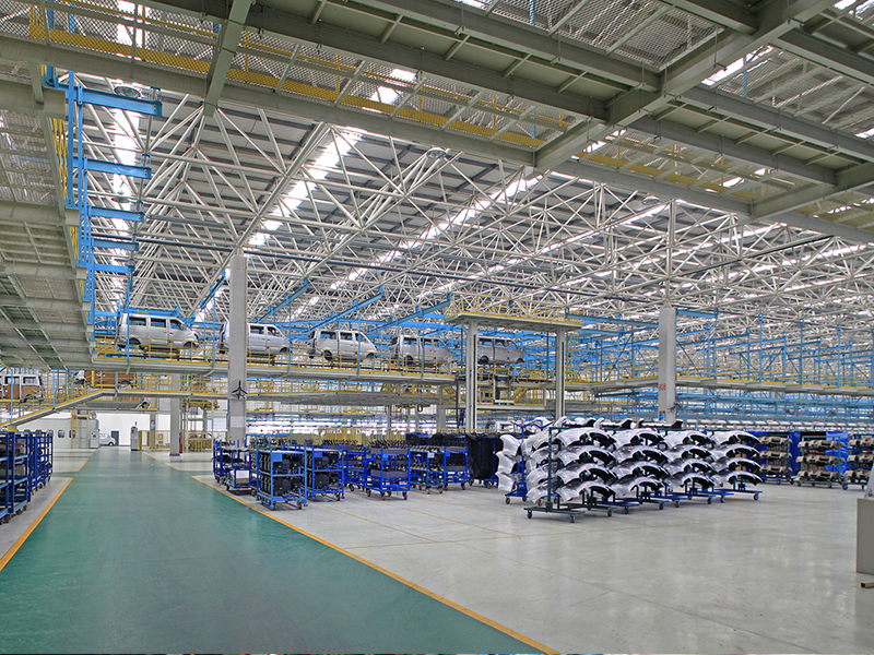 工厂用钢结构空间框架