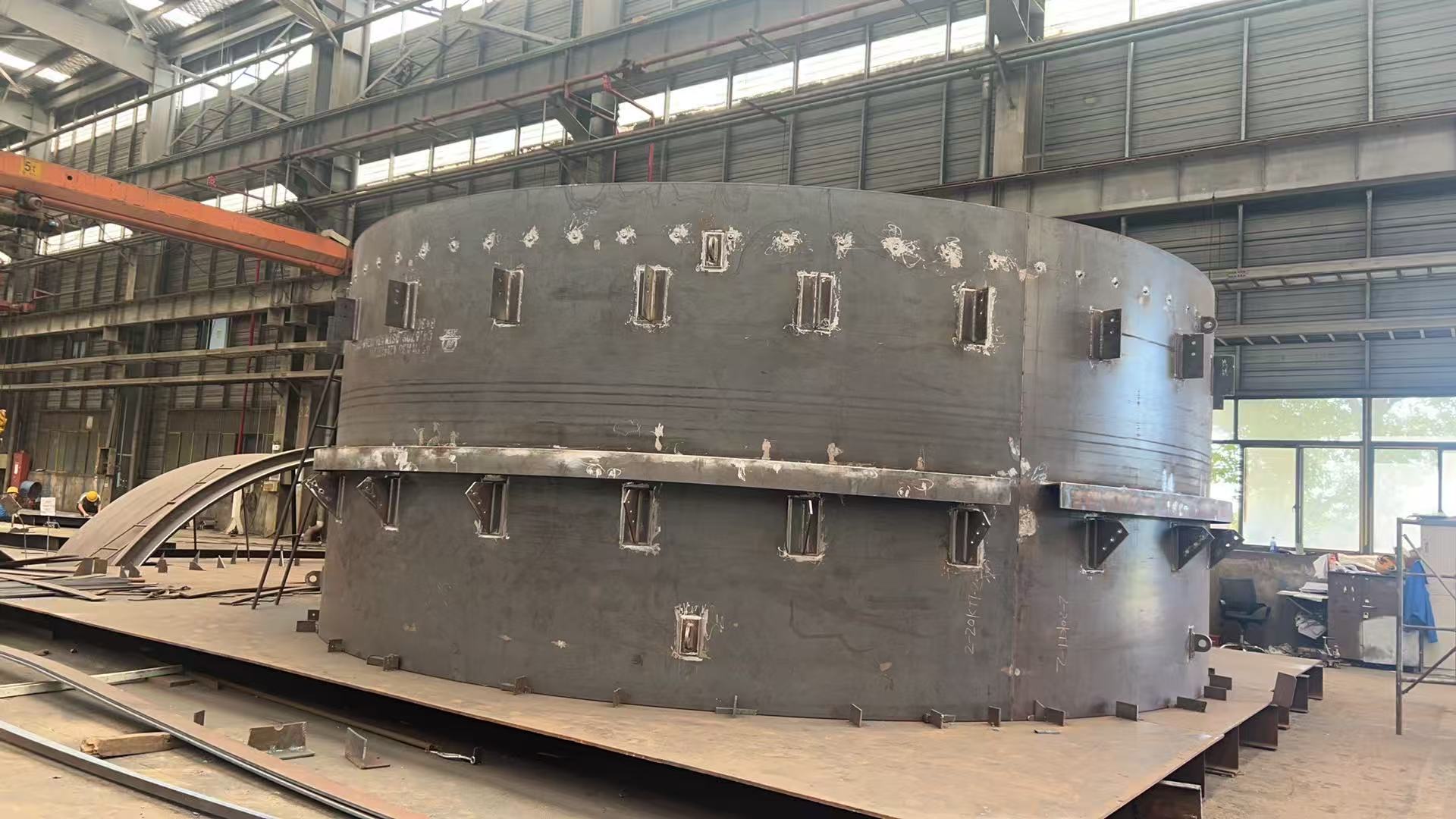 Steel structure components