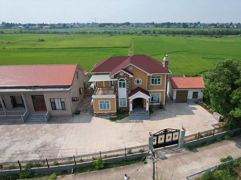 Steel structure villa