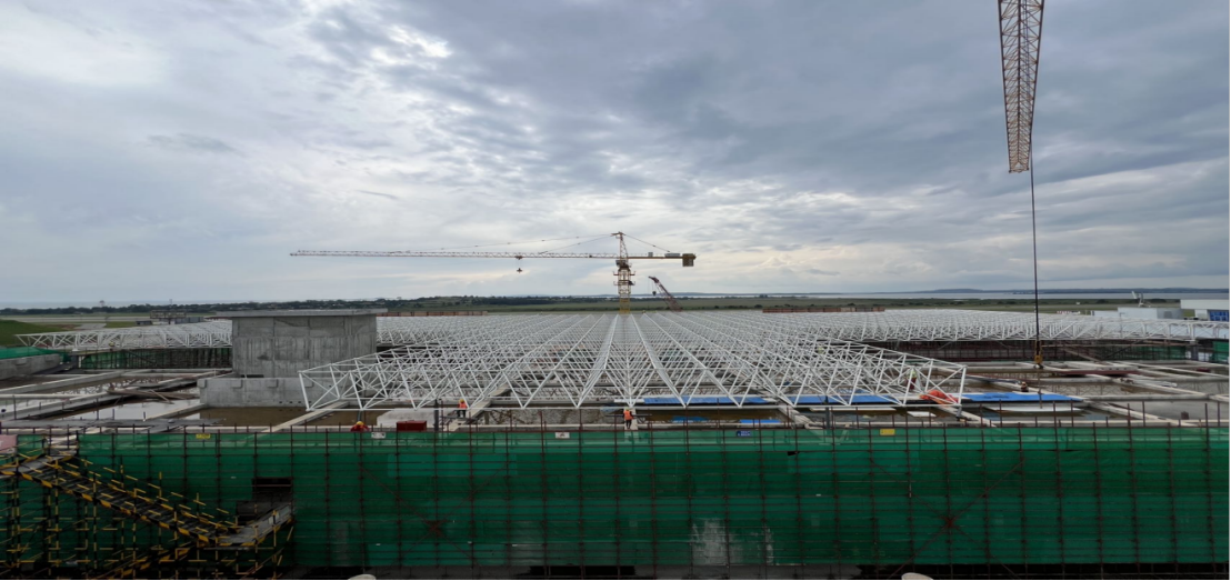 Uganda Entebbe International Airport steel structure
