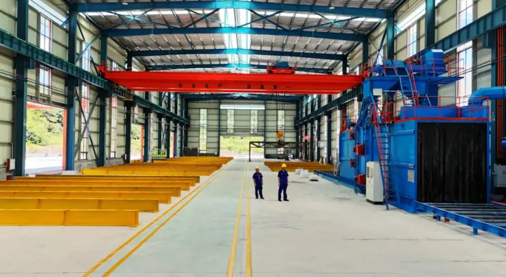Large-Scale Steel Fabrication Plant