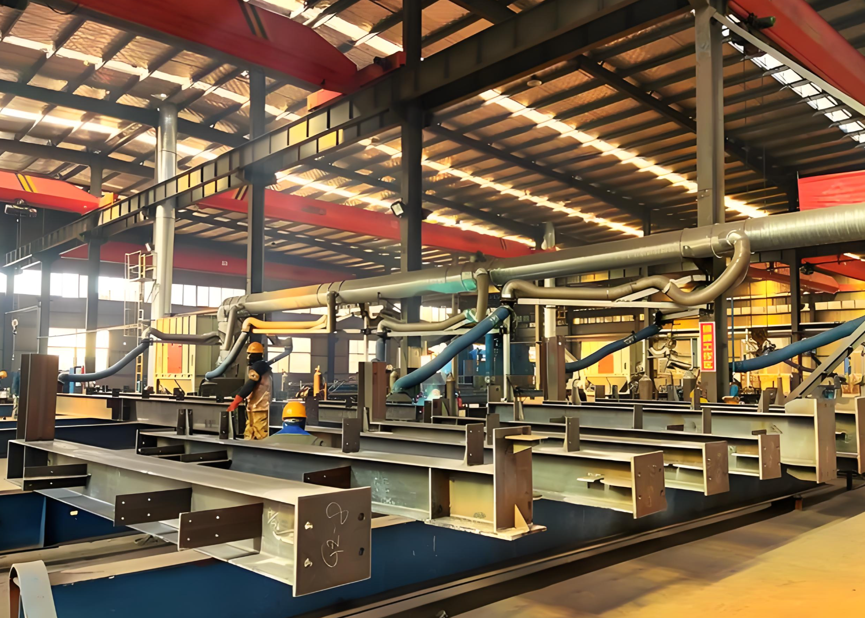 Automated Welding in Steel Structure Manufacturing