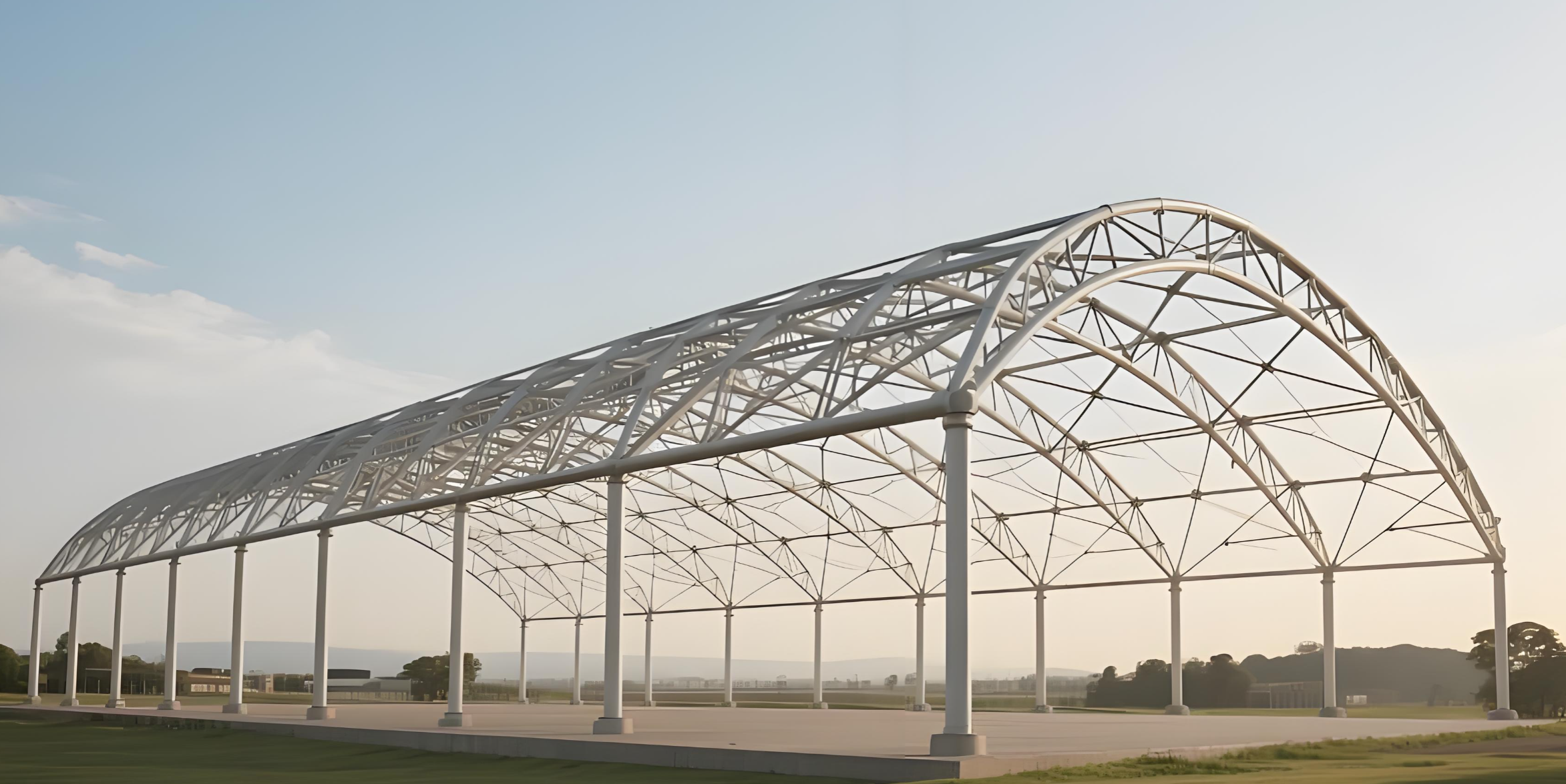 Building a Landmark Sports Center with Space Frame Structures