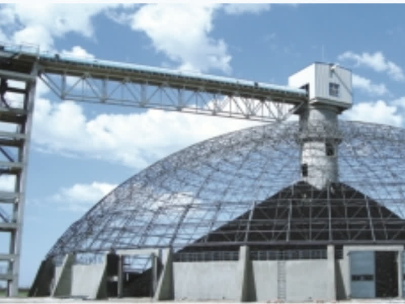 spherical steel dome