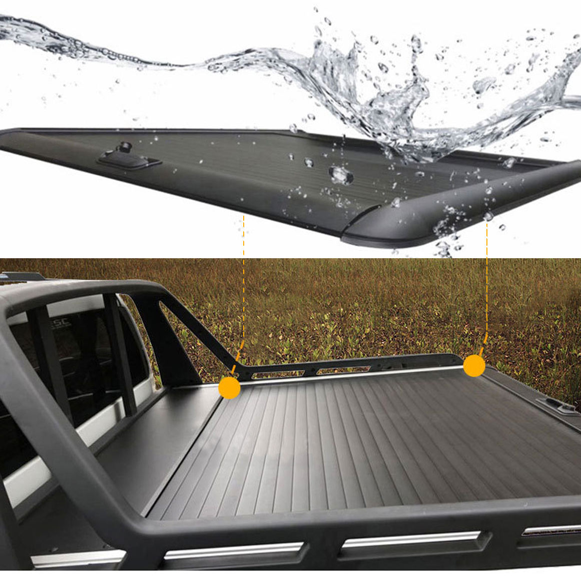 Aluminum Retractable Tonneau Cover For Pickup Trucks