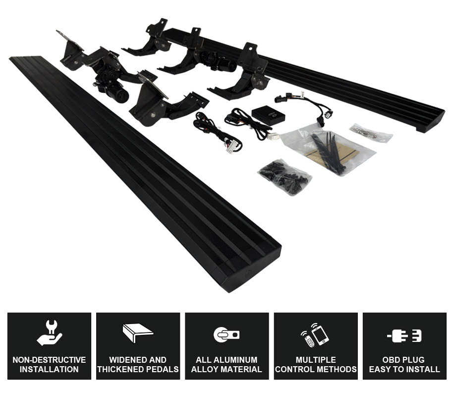 Electric Power Running Boards For Pickup Trucks