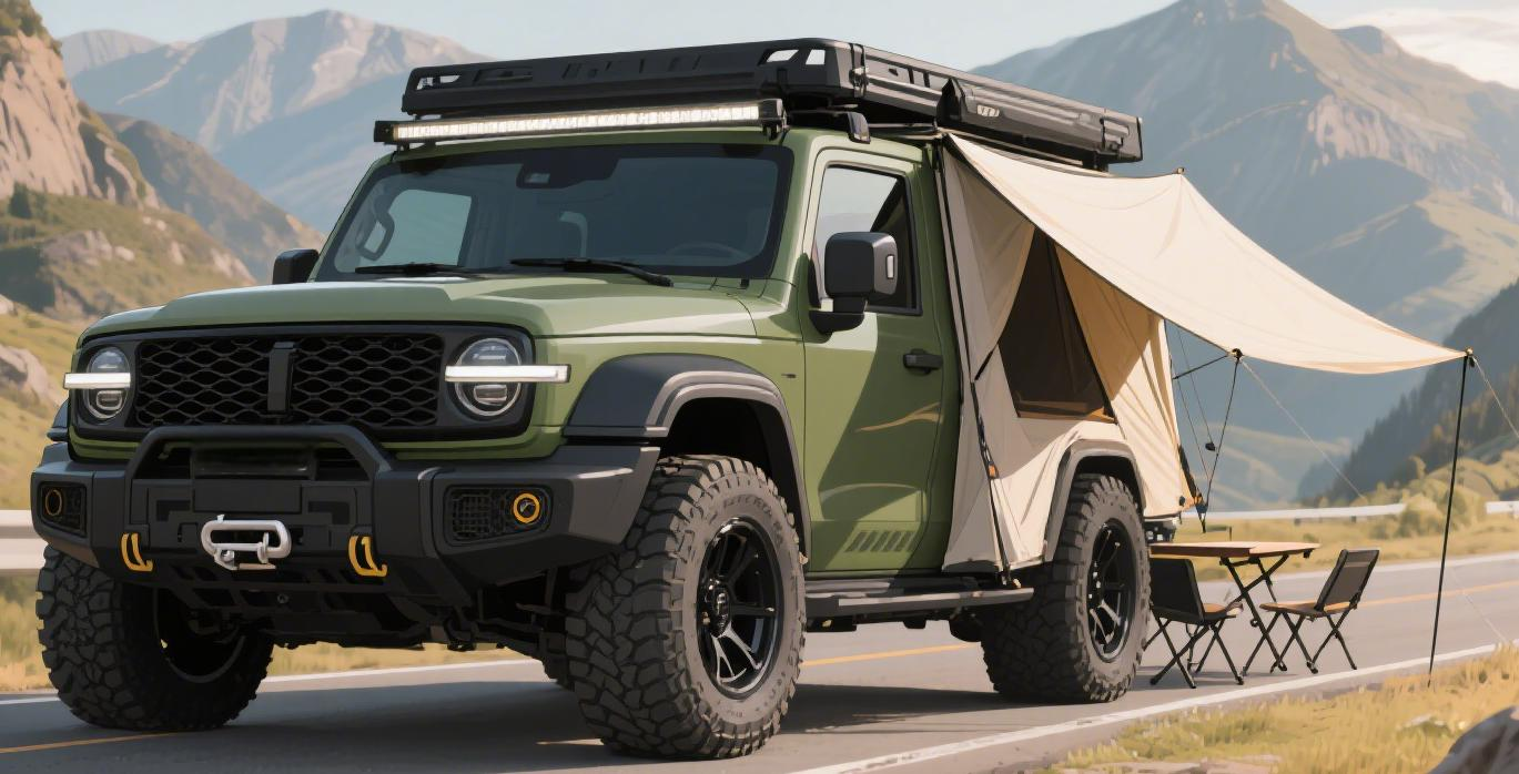 Vehicle Side Awning For Pickup Trucks & Overland Vehicles
