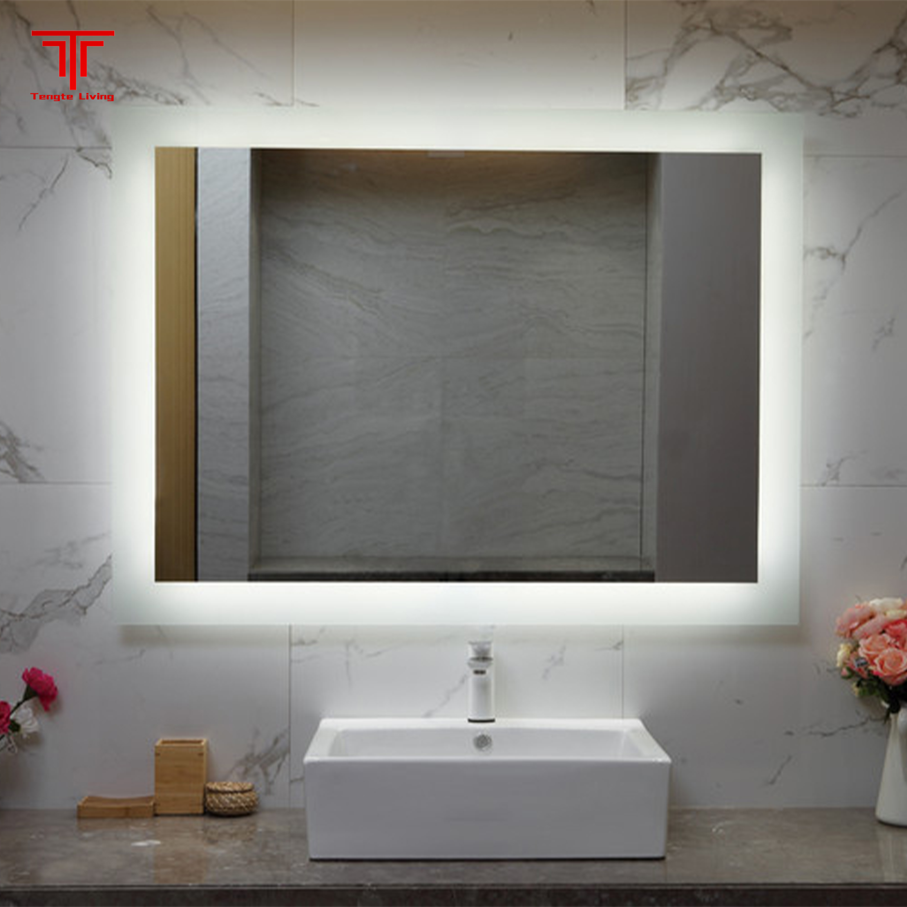 Fogless Hanging Illuminated Mirror