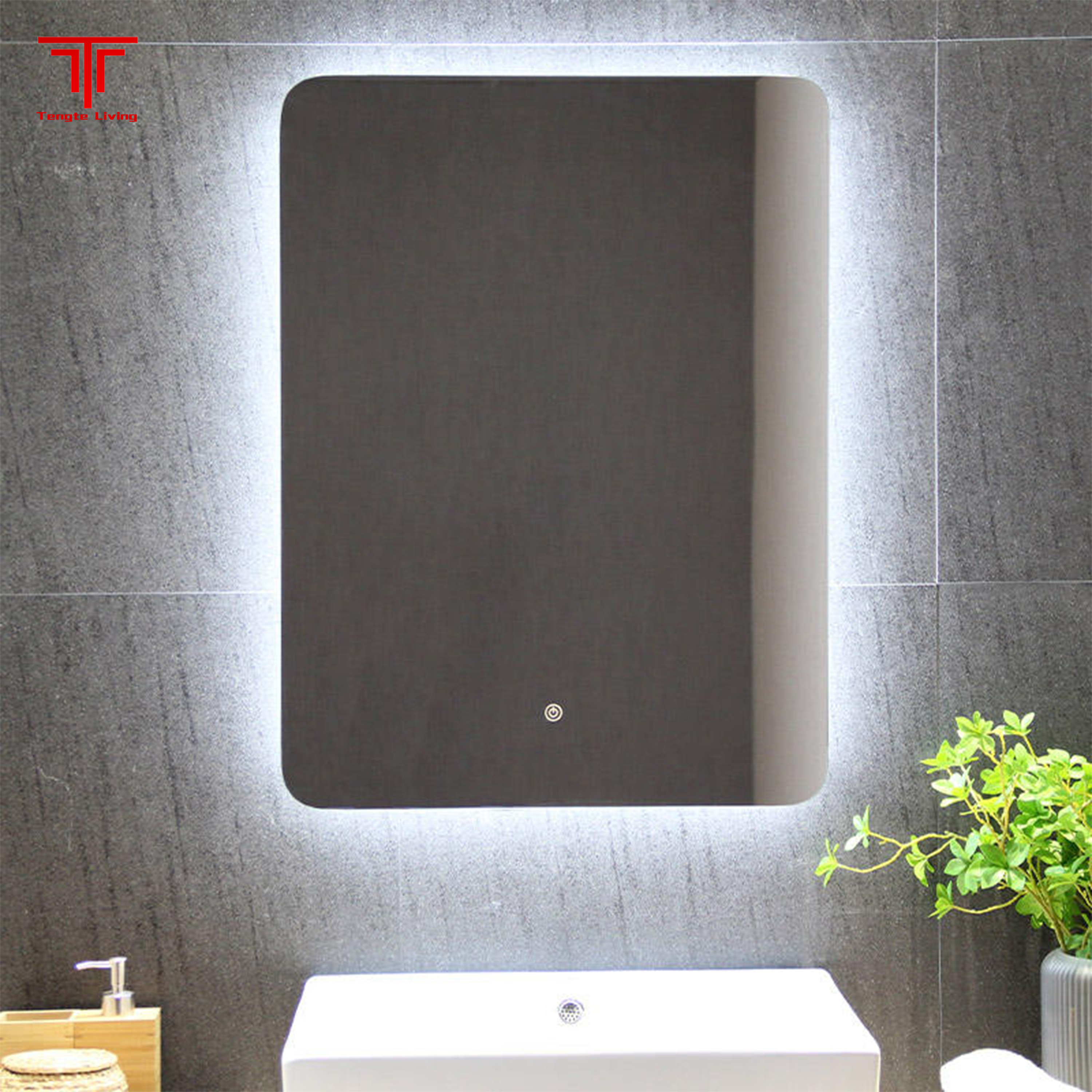 Fogless Hanging Illuminated Mirror