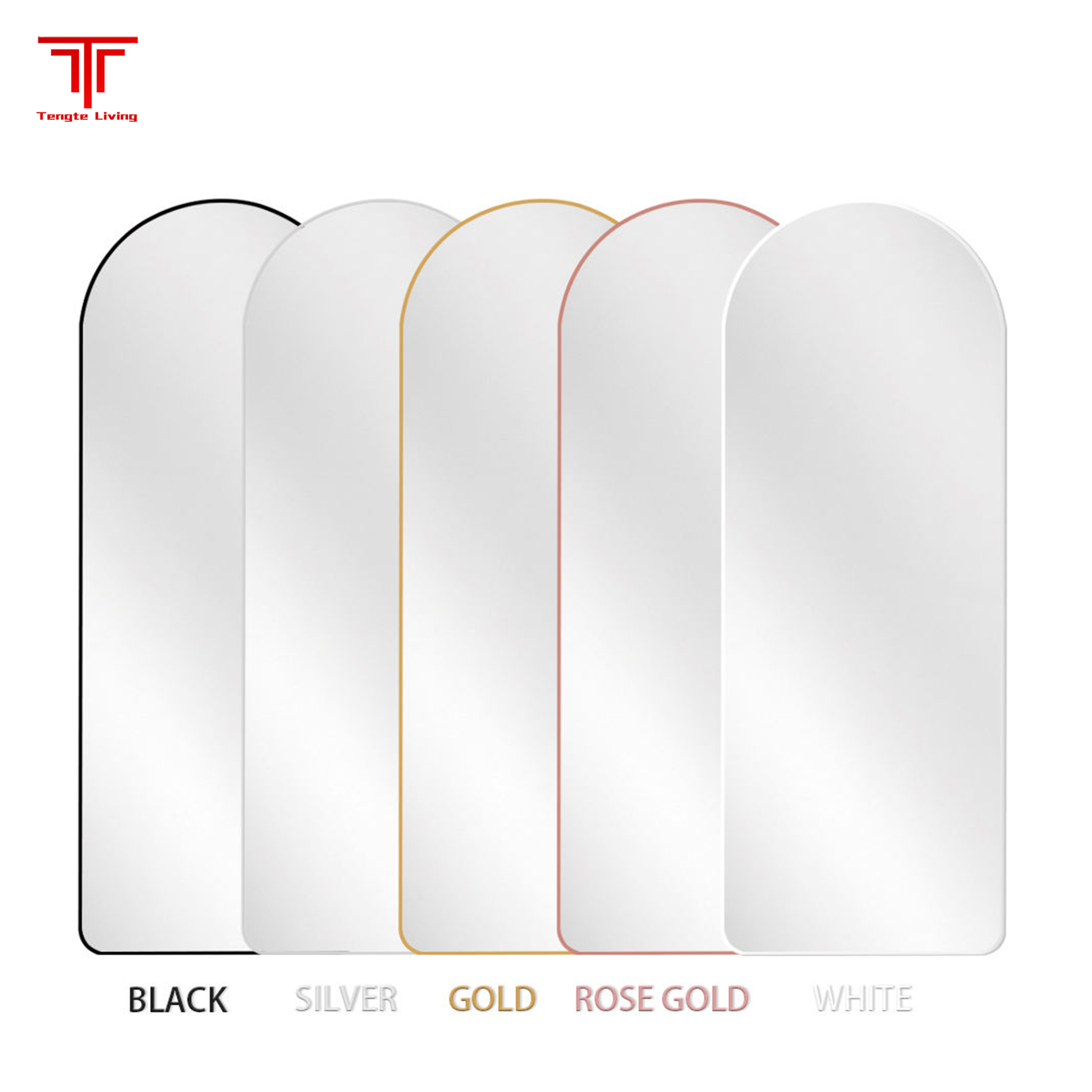 Gold Floor Standing Mirror