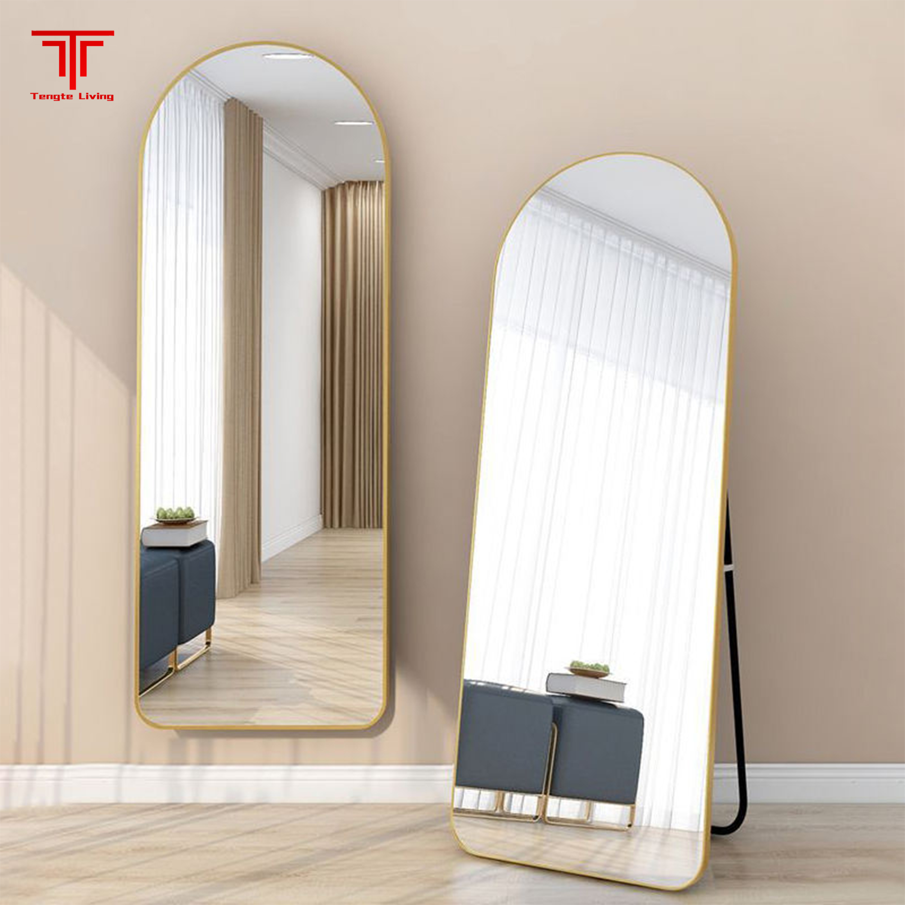 Arched Full Length Wall Mirror