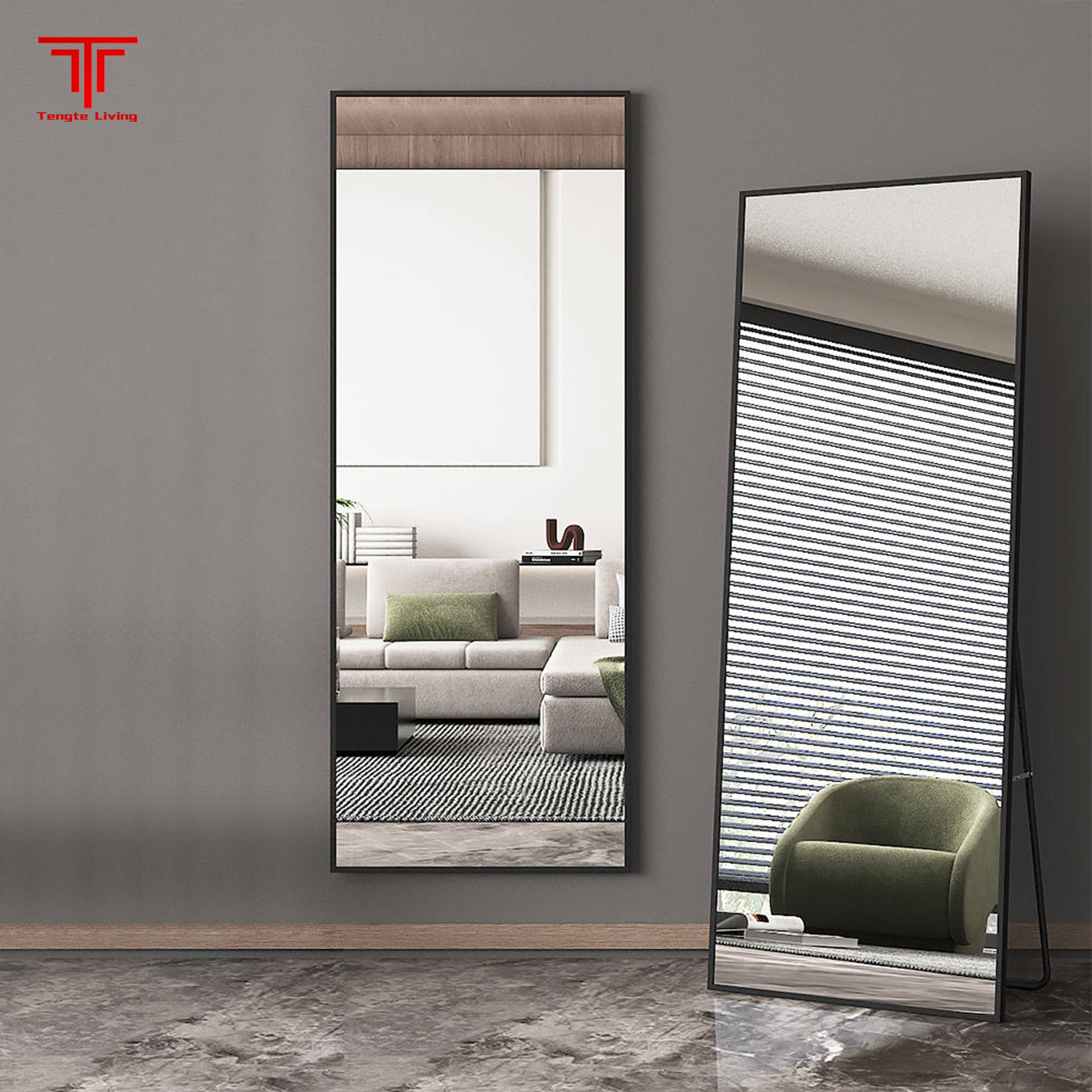 Large Full Length Floor Mirror