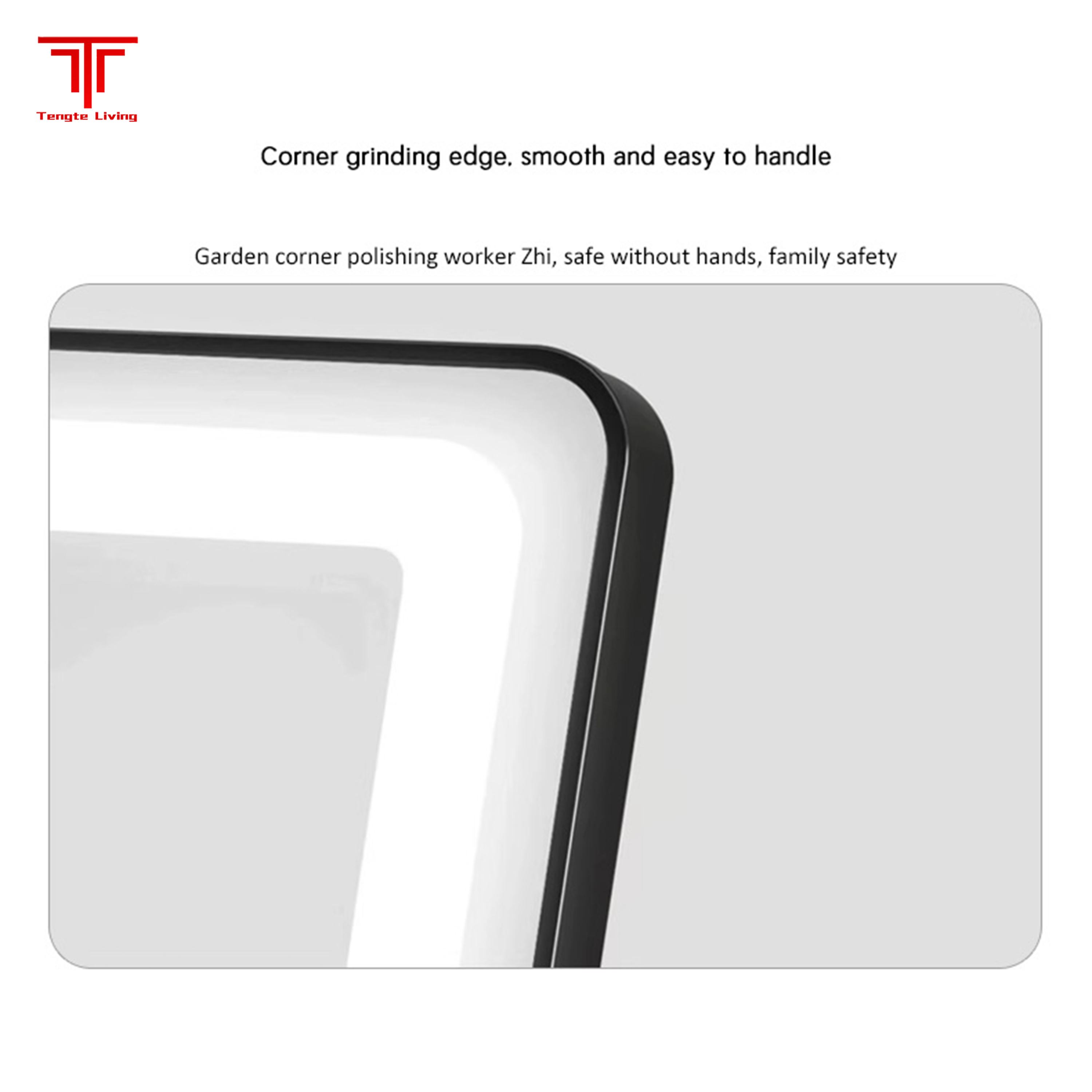 Gold Full Body Mirror With Lights