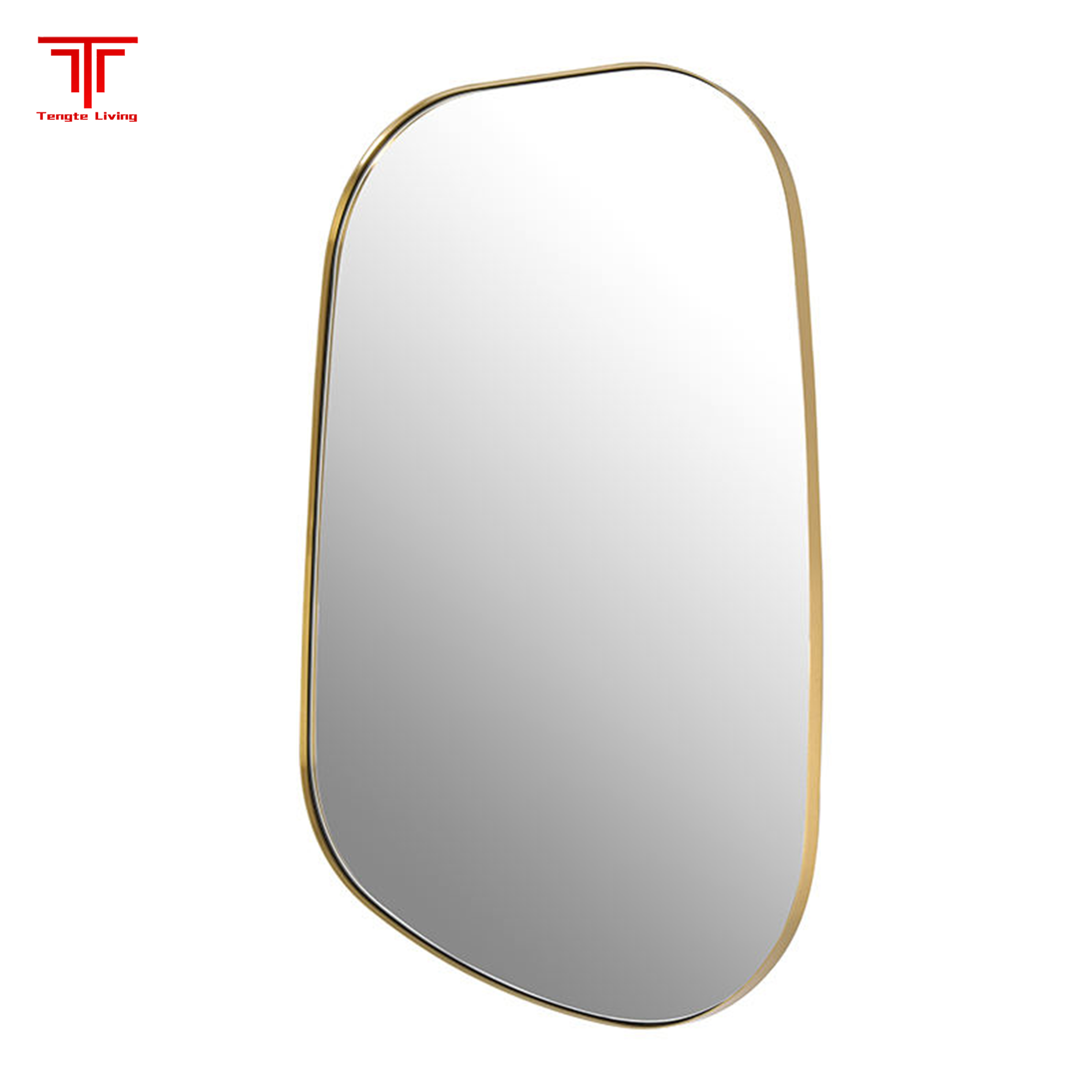 Large Sliver Framed Wall Mirror