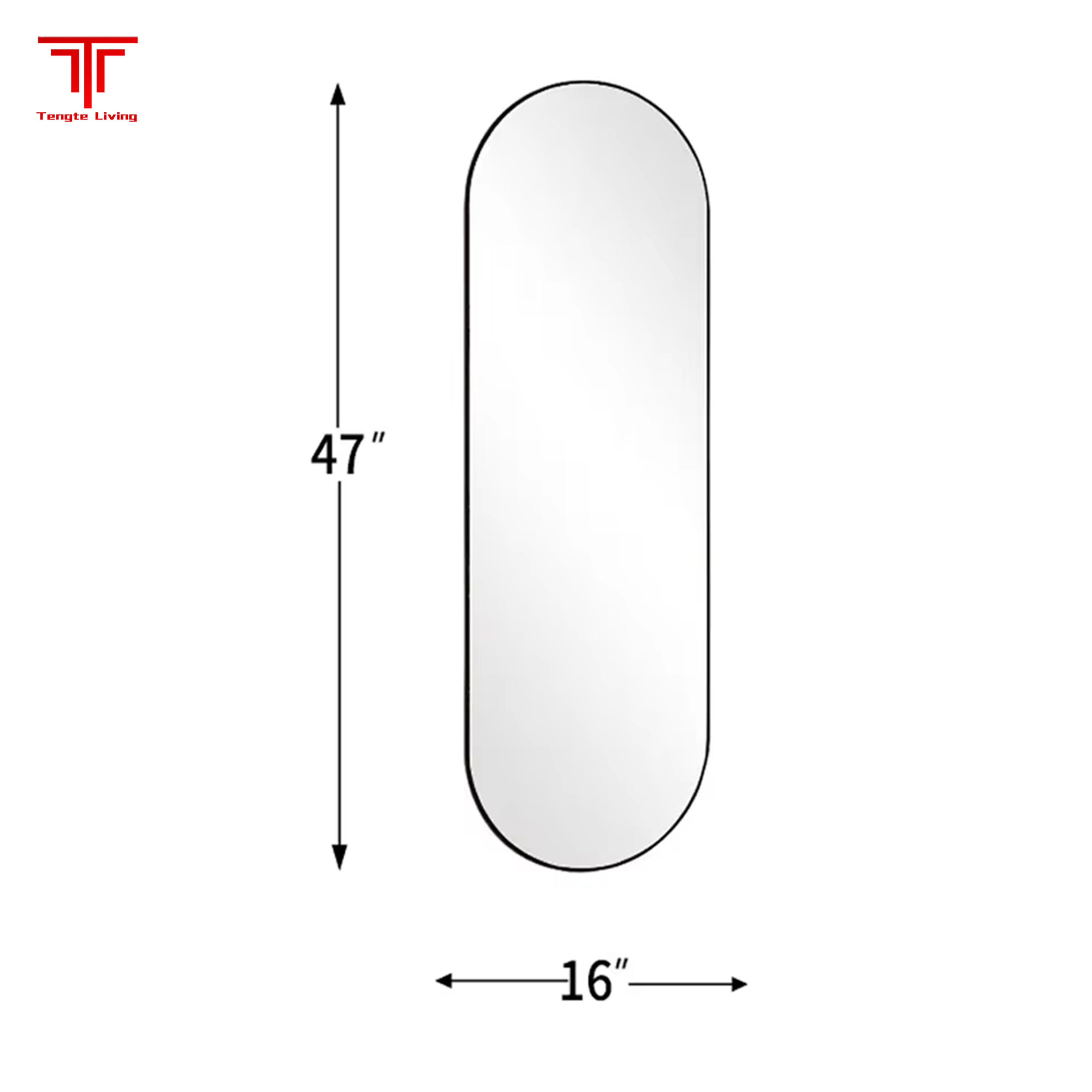 Customized Full Length Wall Body Mirror