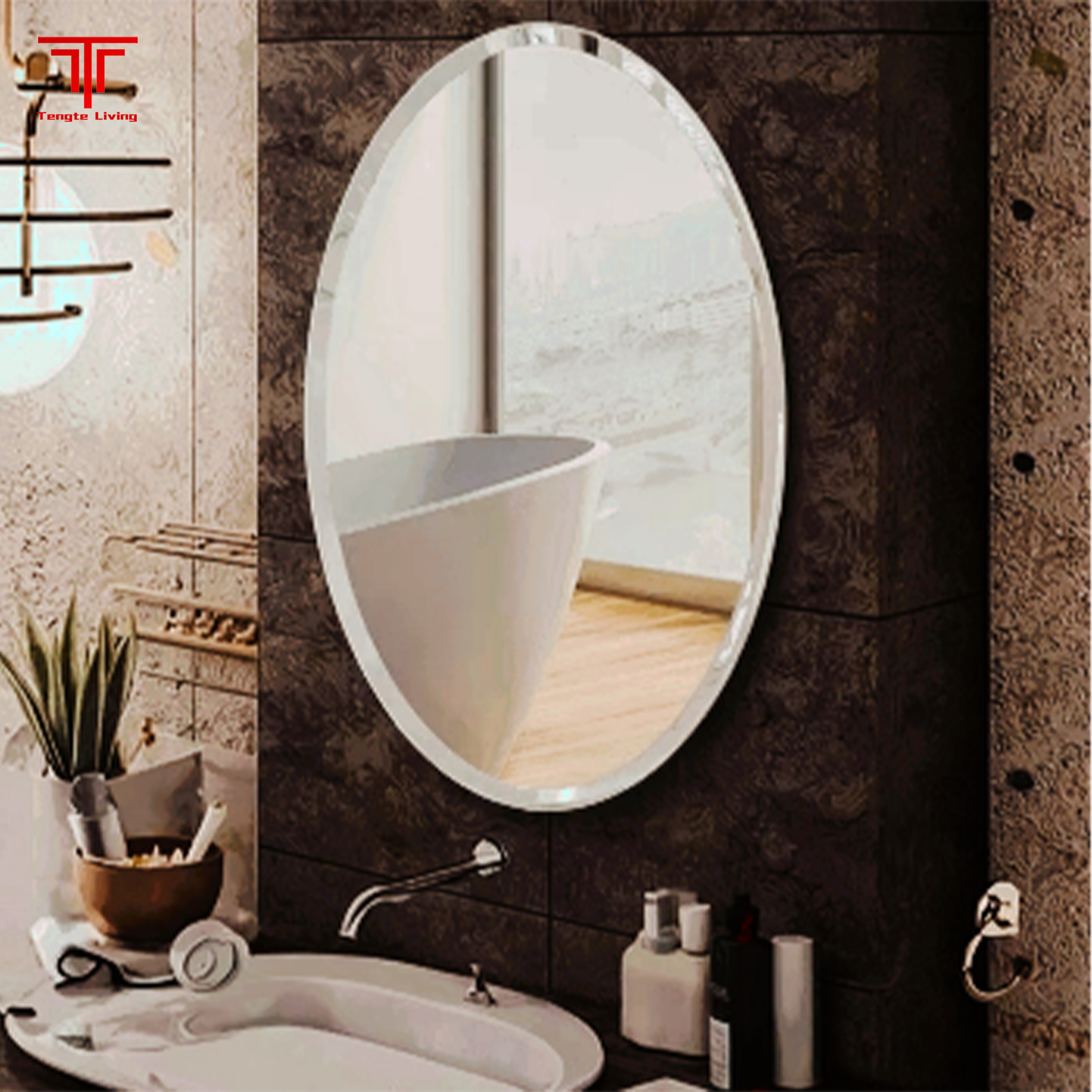 Customized Bathroom Standing Mirror with Lights