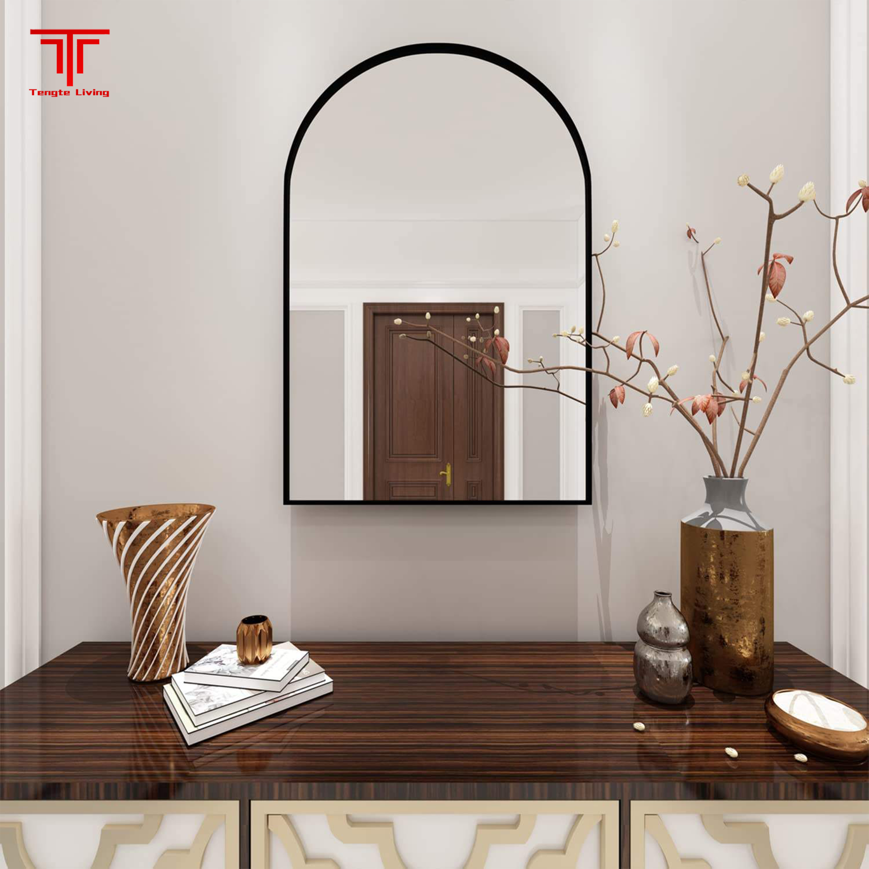 Customized Bathroom Standing Mirror with Lights