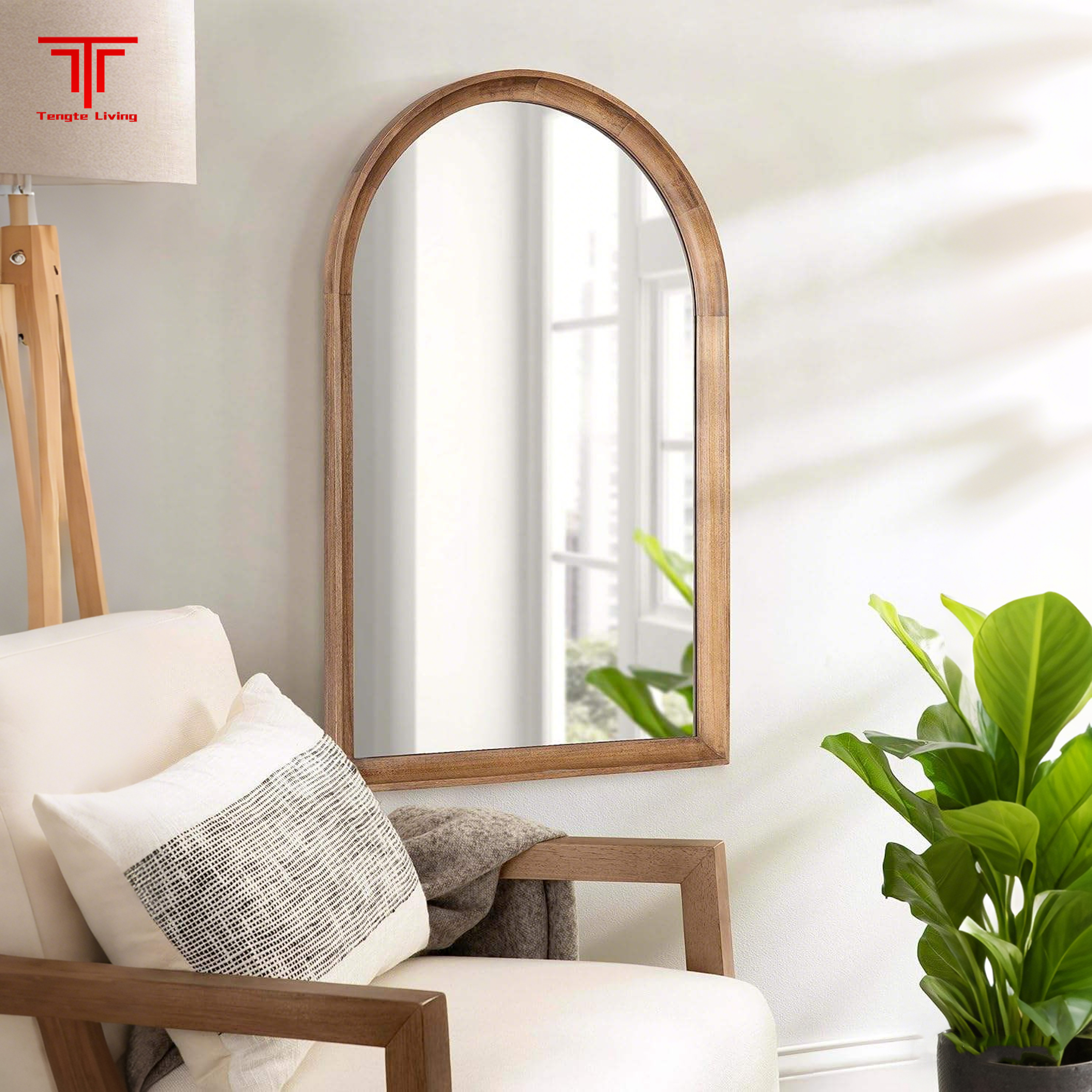 Customized Wood Frame Bathroom Mirror Customized Wood Frame Bathroom Mirror