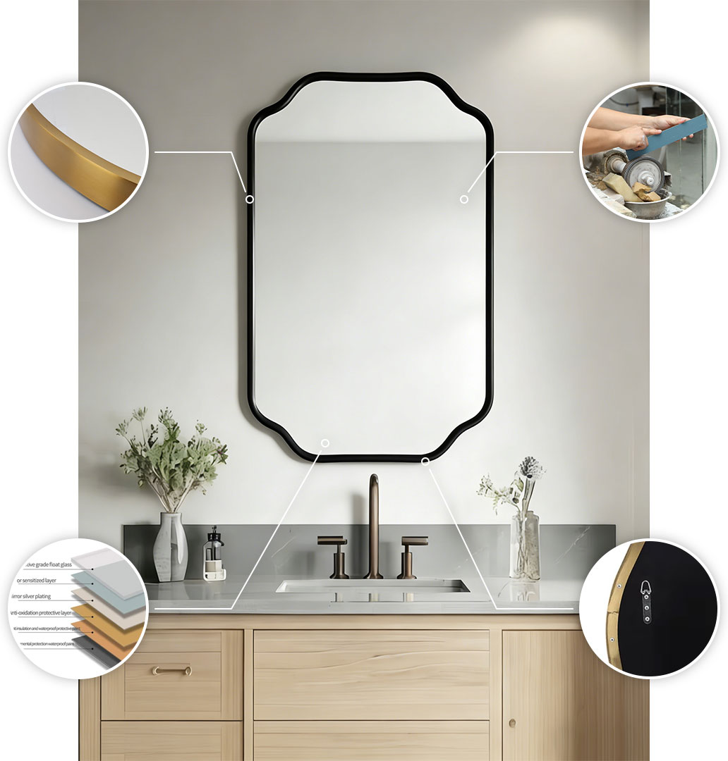 square framed mirror square framed mirror