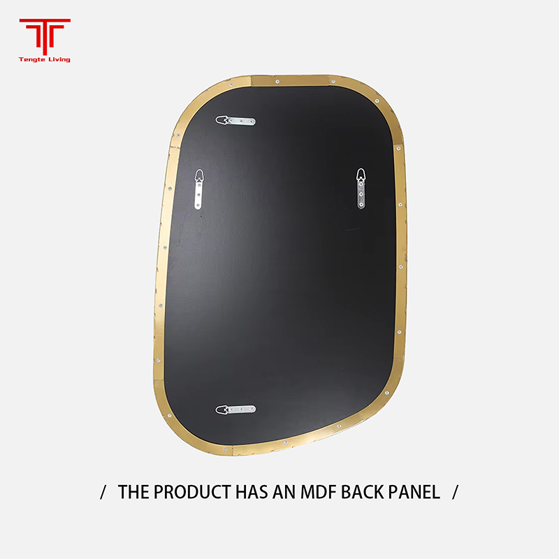 large framed bathroom mirror