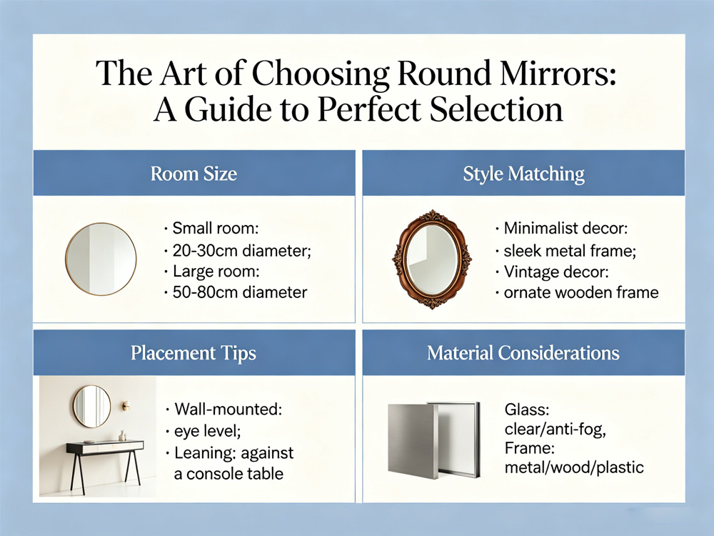 The Art of Choosing Round Mirrors: A Guide to Perfect Selection