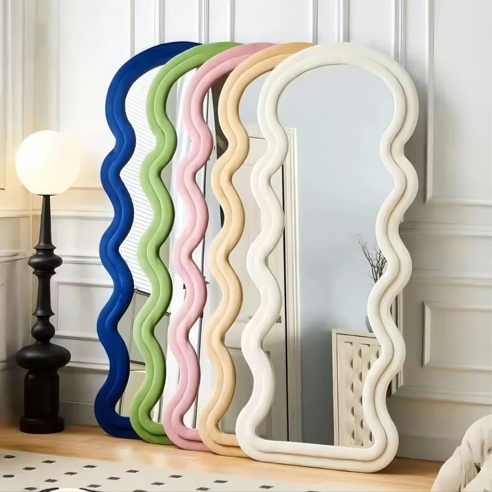 Do Plain Mirrors Make Your Space Dull? How Does Our Wavy-Edge Full-Length Mirror Turn Corners Into Eye-Catchers?