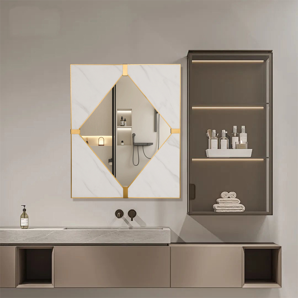 Is Brushed Brass Lozenge Mirror The Ideal Decorative Mirror To Upgrade Modern Luxury Interior Projects?