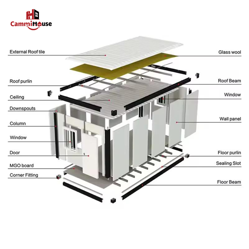 Detachable Container Homes Single Office