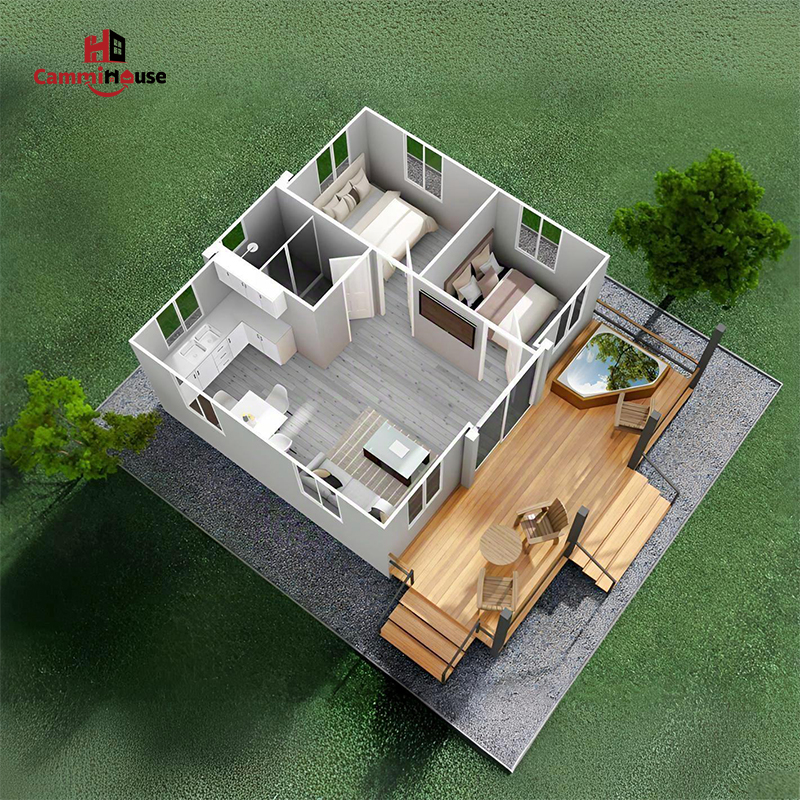 Modern Custom Expandable Container House