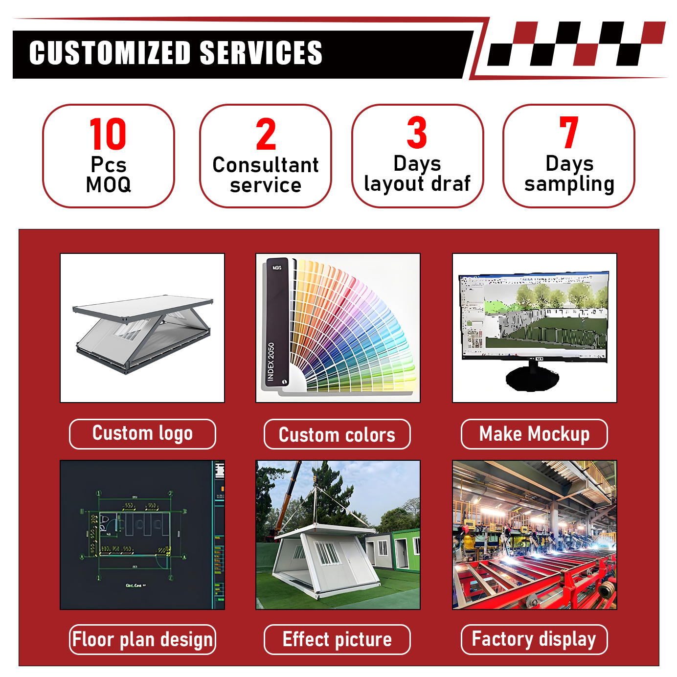 Single-unit container houses