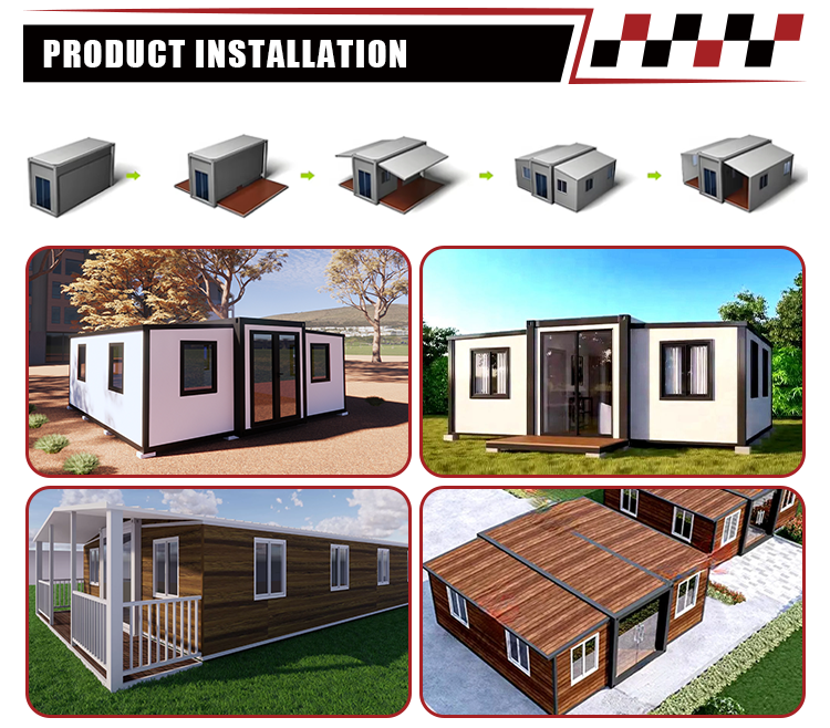 expandable container houses