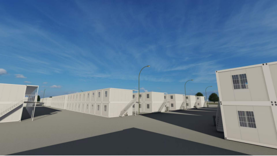 Flat pack container houses