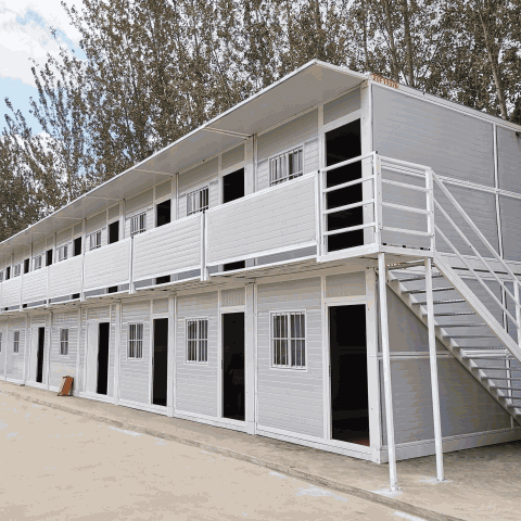 Folding container houses