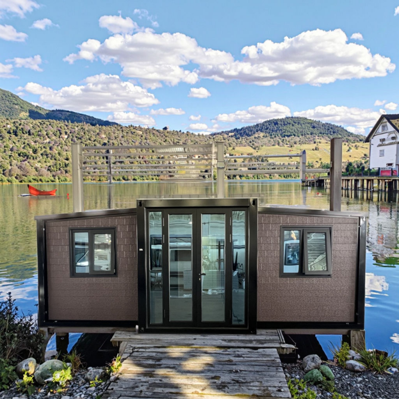 Why use container homes for a hotel camp?