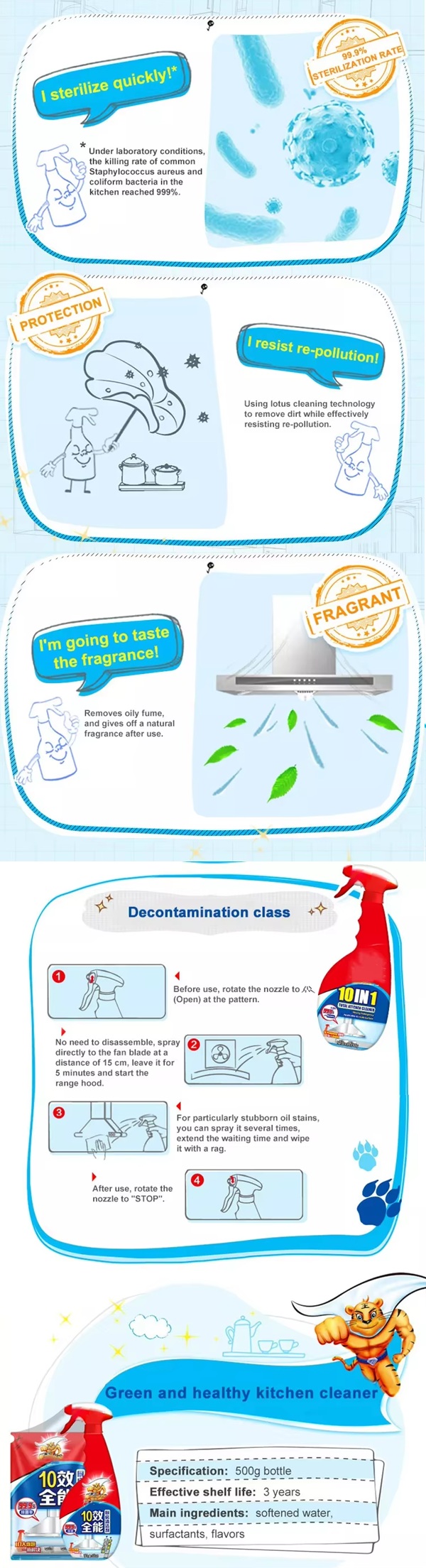 foaming kitchen cleaner