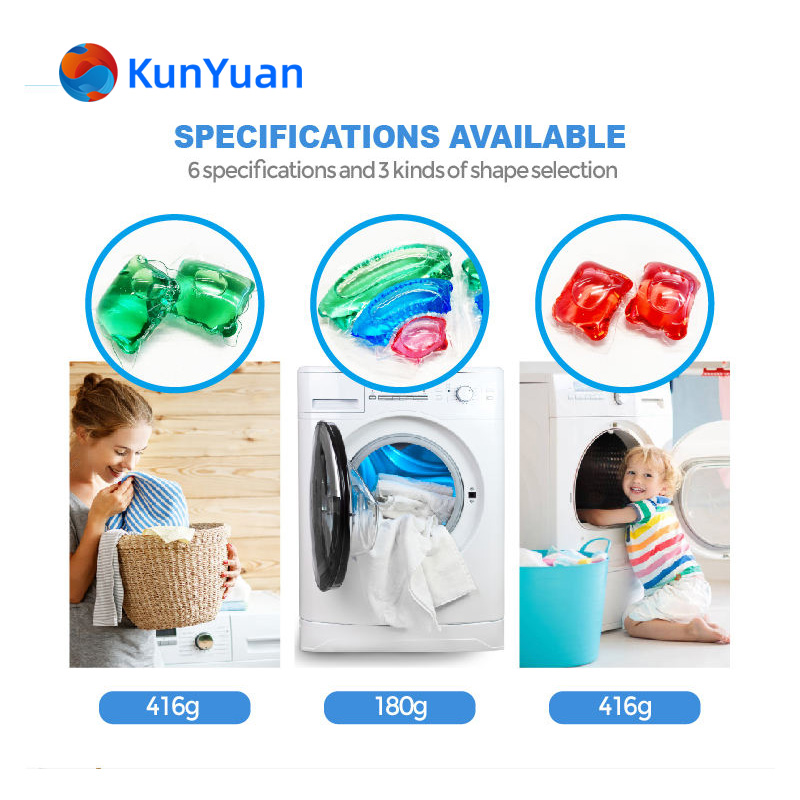 Laundry Washing Pods In Various Scents