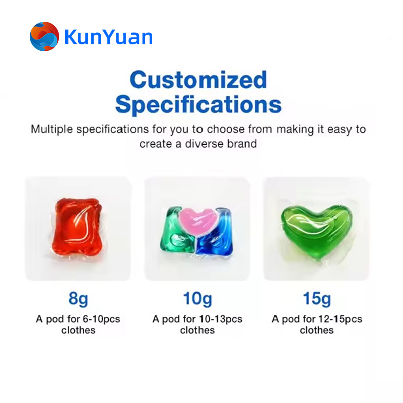 3 in 1 Pods Washing Liquid Tablet