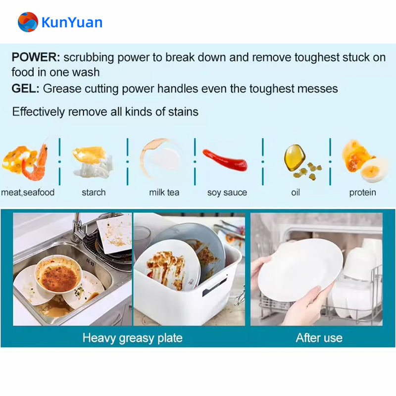 Powerful Degreaser Dishwasher Cleaner Tablets