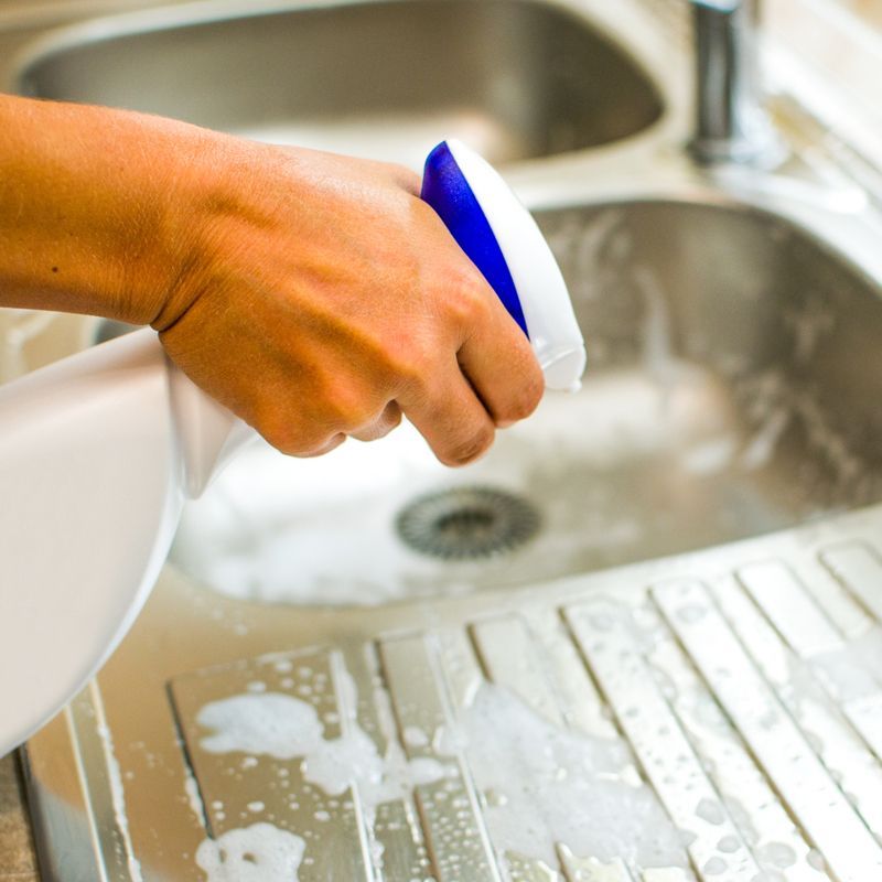 How to Remove Grease from a Stainless Steel Kitchen Sink?