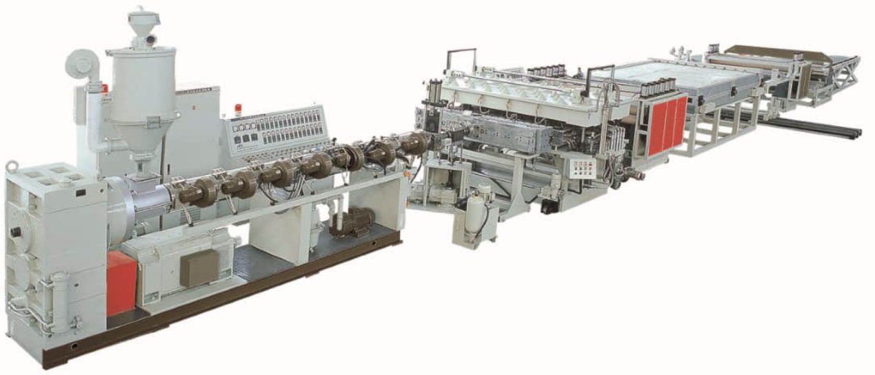 PC corrugated sheet extrusion line