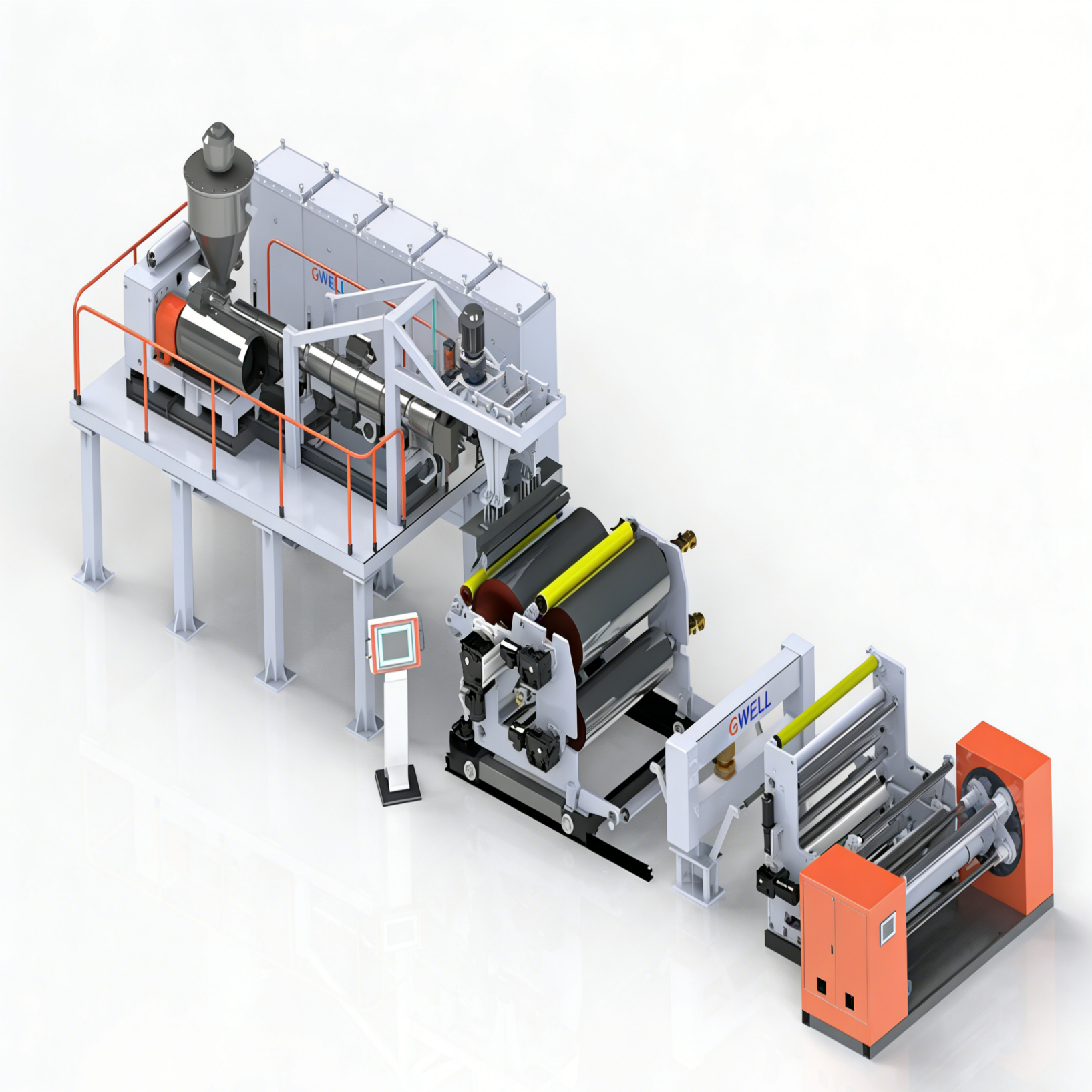 low energy consumption film extrusion line