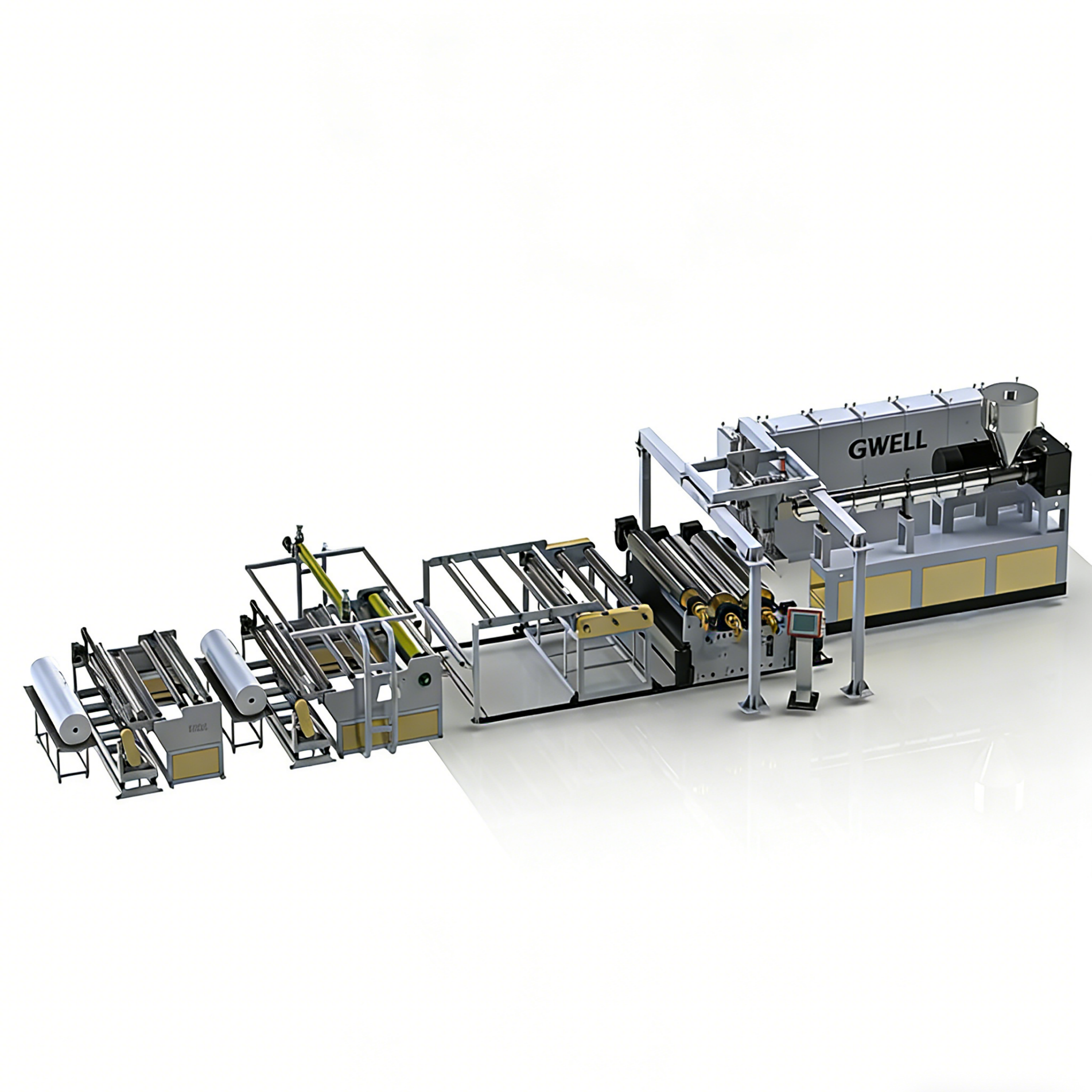 EVA POE EPE film extrusion line EVA POE EPE film extrusion line