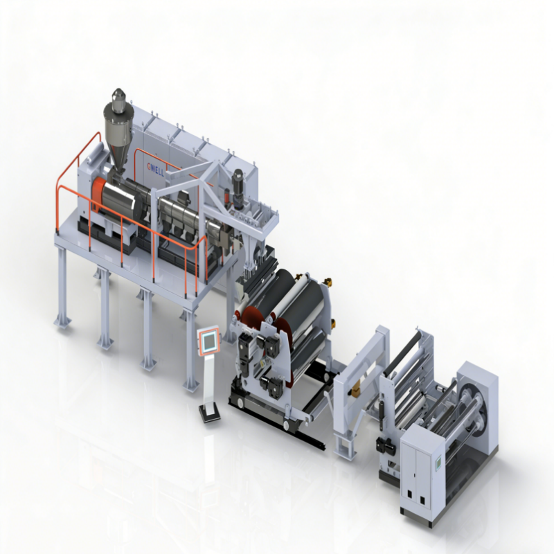 GWELL CPP CPE Multi Layer Film Extrusion Line