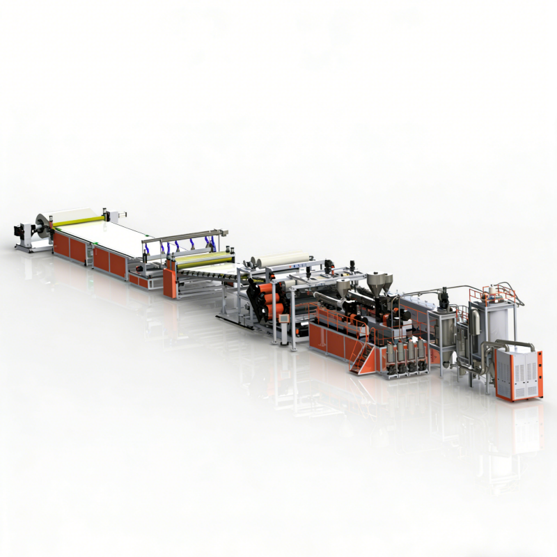 PC sheet extrusion line